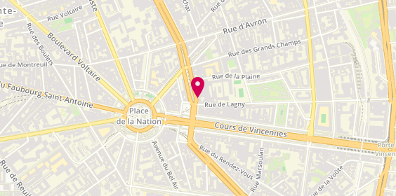 Plan de SPATH Antoine, 14 Boulevard de Charonne, 75020 Paris