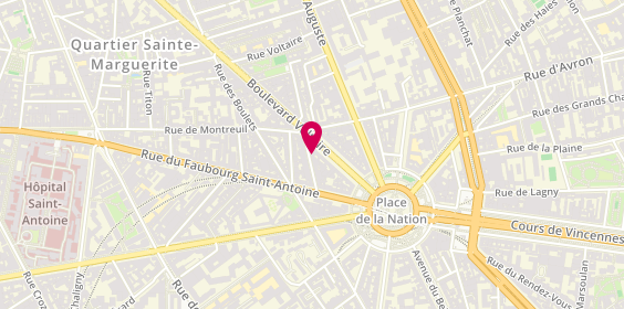 Plan de Blanchar PERETTI Laurence, 14 Rue des Immeubles Industriels, 75011 Paris