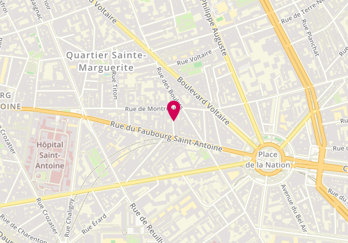 Plan de Stéphanie Jules, 4 Rue Gonnet, 75011 Paris