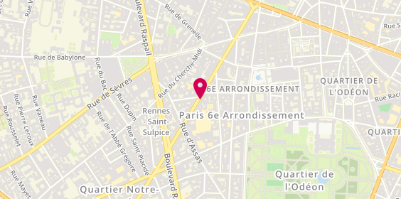 Plan de AFLALO LEBOVITS Agnès, Cabinet du Dr Agnes Aflalo Lebovits
85 Rue de Rennes, 75006 Paris