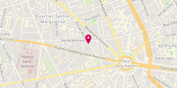 Plan de HAZIZA Aurore, 15 Rue des Boulets, 75011 Paris