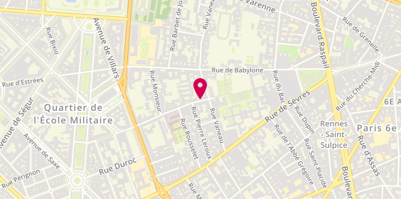 Plan de BLUMENTHAL Christian, 4 Rue Oudinot, 75007 Paris