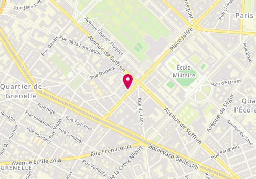 Plan de TALBOT Jacques, 52 Avenue de la Motte Picquet, 75015 Paris