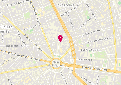 Plan de MENDELSOHN Sophie, 16 avenue de Bouvines, 75011 Paris