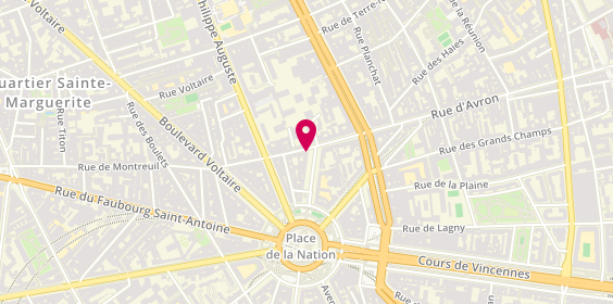 Plan de Alix Franceschi-LEGER, 11 avenue de Bouvines, 75011 Paris
