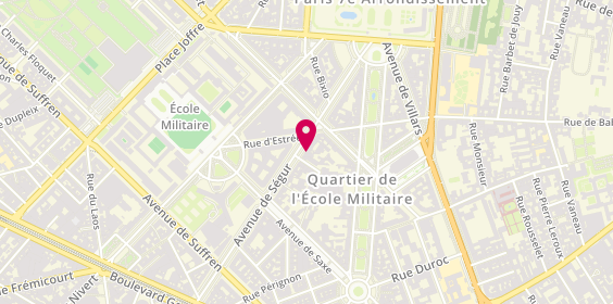Plan de MARTINEZ MORA Maria Del Mar, 33 Avenue de Ségur, 75007 Paris