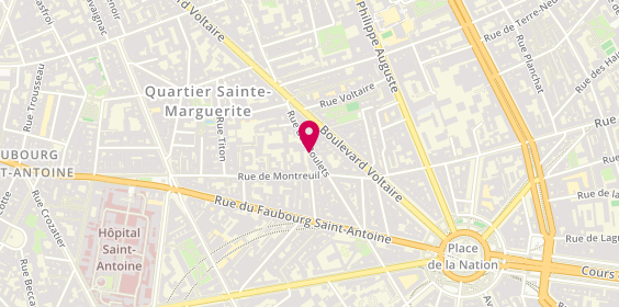 Plan de Amélie Pommès, 27 Rue des Boulets, 75011 Paris