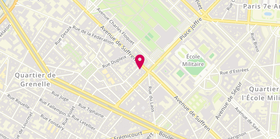Plan de CHARDEAU Patrick, 82 avenue de Suffren, 75015 Paris