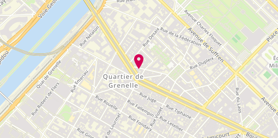 Plan de BEURIER-ORSINI Pauline, 6 Rue Clodion, 75015 Paris