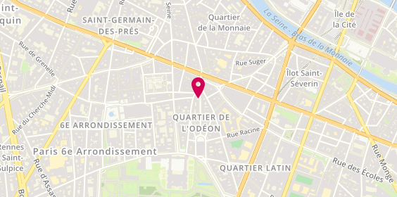 Plan de BURGUIN Chantal, 4 Rue de l'Odeon, 75006 Paris