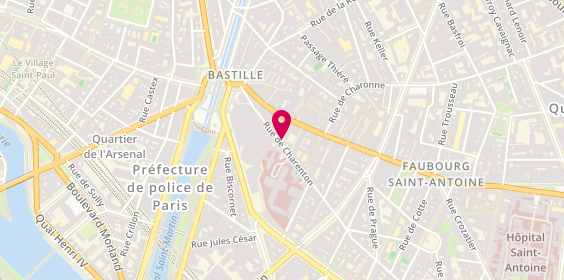 Plan de CIThéA - Espace Rencontre Médiatisation JAF et - Espace Visite Médiatisée JE/ASE, 43 Rue de Charenton, 75012 Paris