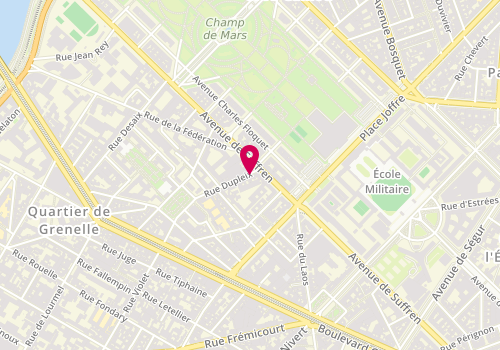 Plan de BOUCHENOT Patricia, 3 Rue Dupleix, 75015 Paris