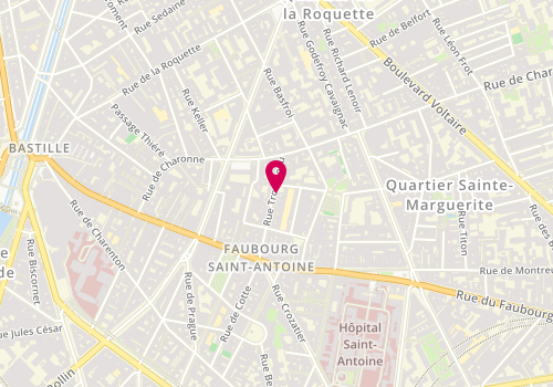 Plan de BOUKRY Mayssa, 46 Rue Trousseau, 75011 Paris