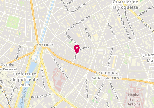 Plan de MAES Luc, Cab du Dr Luc Maes
16 Rue de Charonne, 75011 Paris