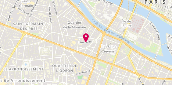 Plan de MASSOLA Jacqueline, 5 Rue Suger, 75006 Paris