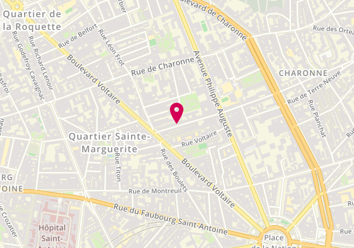 Plan de Orrianne Roblot-Coulanges, 11 Rue Alexandre Dumas, 75011 Paris