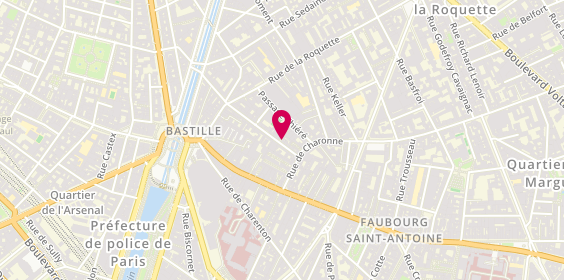 Plan de Nicole STERNADEL, Psychologue Clinicienne, 43 Rue de Lappe, 75011 Paris