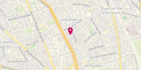 Plan de THERBAULT Mélanie, 5 Rue des Vignoles, 75020 Paris