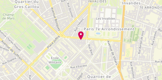 Plan de POUGET Morgane, 17 avenue de Tourville, 75007 Paris