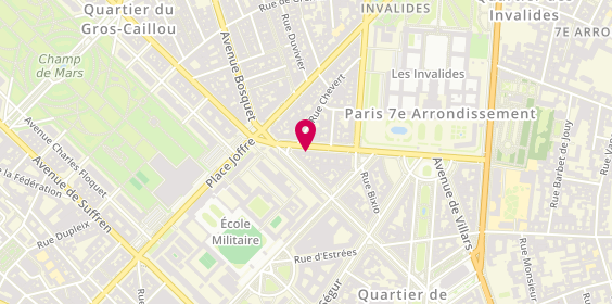 Plan de Héloïse HANAUT Courtier, 25 Avenue Tourville, 75007 Paris