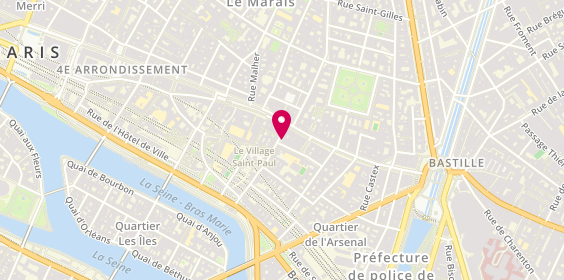 Plan de EVZONAS Nicolas, 36-38 Rue Saint-Paul, 75004 Paris