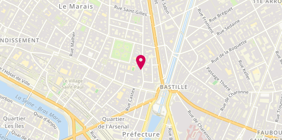 Plan de KOREN Daniel, 15 Rue Tournelles, 75004 Paris