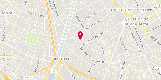 Plan de LUSTEAU Julien, 33 Rue de la Roquette, 75011 Paris
