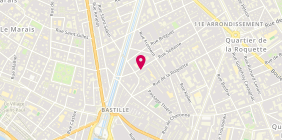 Plan de GARCIA Corinne, 16 Rue Sedaine, 75011 Paris