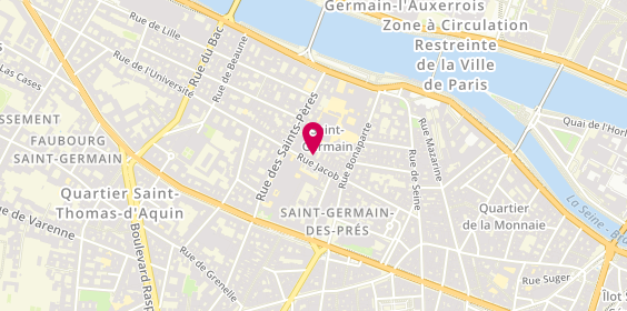 Plan de MICHE-ROCHE Laure, 50 Rue Jacob, 75006 Paris