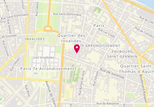 Plan de Tarragano, 54 Rue Bourgogne, 75007 Paris