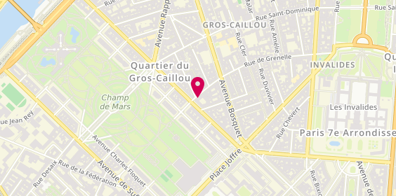 Plan de MAREY Pascaline, 199 Rue de Grenelle, 75007 Paris