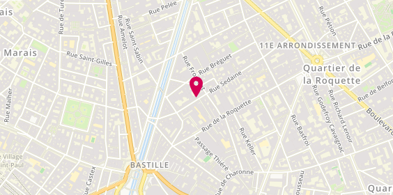 Plan de BISI Gabriëlla, 19 Rue Sedaine, 75011 Paris