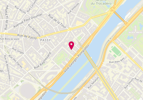 Plan de Théodore-Yves NASSE, 7 avenue Frémiet, 75016 Paris