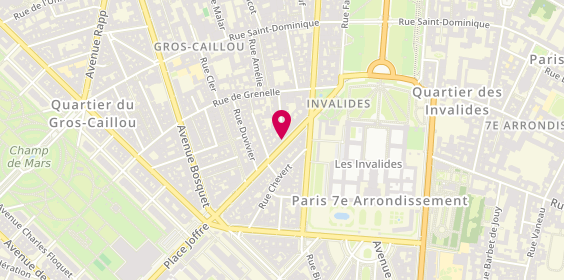 Plan de COLINEAUX Catherine, Cab du Dr Catherine Colineaux
14 Avenue de la Motte Picquet, 75007 Paris
