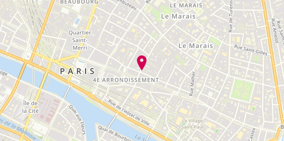 Plan de LAZARTIGUES Anne Marie, 16 Rue Vieille du Temple, 75004 Paris
