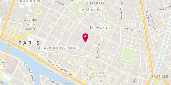 Plan de LAVANCHY Bénédicte, Cabinet du Dr Benedicte Lavanchy
15 Rue Ferdinand Duval, 75004 Paris