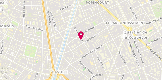 Plan de Cardoso GIL Maria Roneide, 5 Rue Froment, 75011 Paris