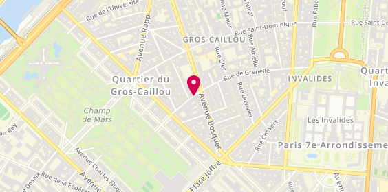 Plan de DEVITT Mélanie, 185 Rue Grenelle, 75007 Paris