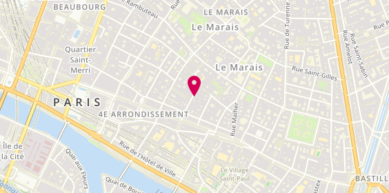 Plan de PARDO Eléonore, 16 Rue des Ecouffes, 75004 Paris