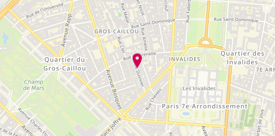 Plan de BAJEUX Gilles, 13 Rue Duvivier, 75007 Paris