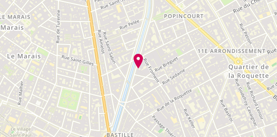 Plan de HAAB Christine, 38 Boulevard Richard-Lenoir, 75011 Paris