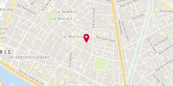 Plan de Lindenmeyer Cristina, 44 Rue de Sévigné, 75003 Paris