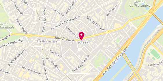 Plan de SARGI Rafif Psychologue - Neuropsychologue et TCC, 41 Rue de Passy, 75016 Paris