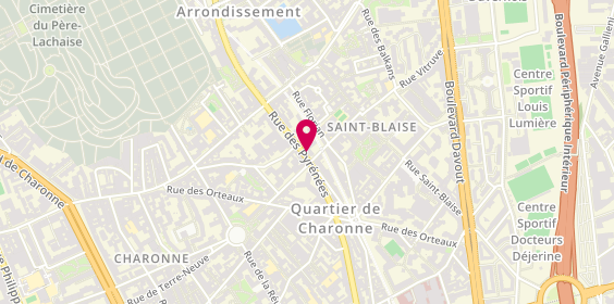 Plan de Allard François, 119 Rue des Pyrénées Porte A3, 75020 Paris