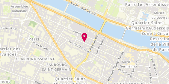 Plan de FAUGERON Claire, 54 Rue Verneuil, 75007 Paris