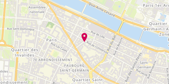 Plan de DE LADOUCETTE Olivier, 1 Rue de Villersexel, 75007 Paris