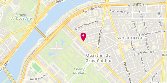 Plan de ROQUES Marjorie, 29 avenue de la Bourdonnais, 75007 Paris