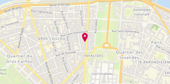 Plan de LEGRIS Pascal, 50 Boulevard de la Tour Maubourg, 75007 Paris