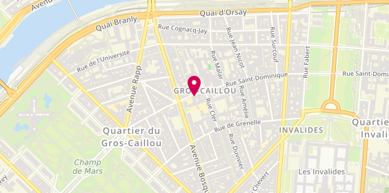 Plan de Psychologue Paris 7 - Manon FOURNET, thérapie adulte et périnatalité, 117 Rue Saint-Dominique, 75007 Paris