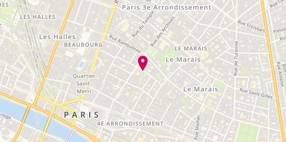 Plan de VENTURA Marcel, 23 Rue des Blancs Manteaux, 75004 Paris